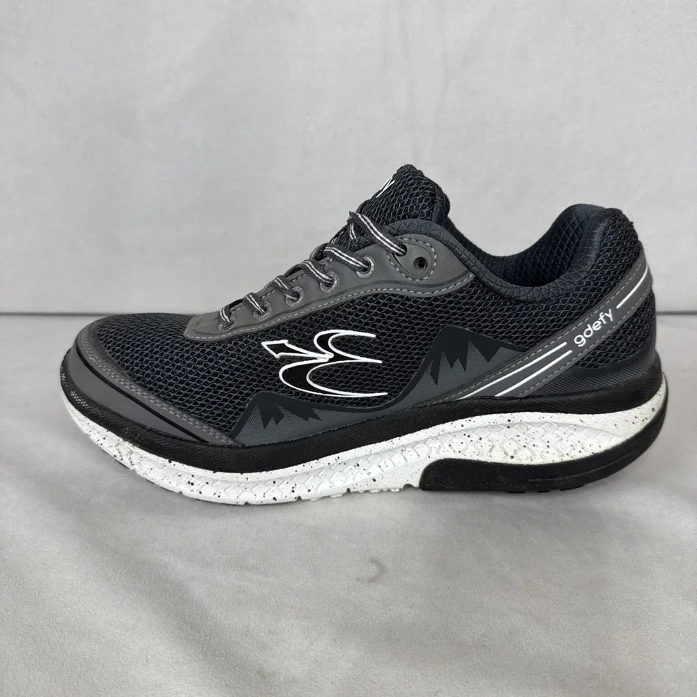 GDEFY Men's Gravity Defyer Shoes Size 8 Black White TB9024MGS-W‎ Athletic *Read